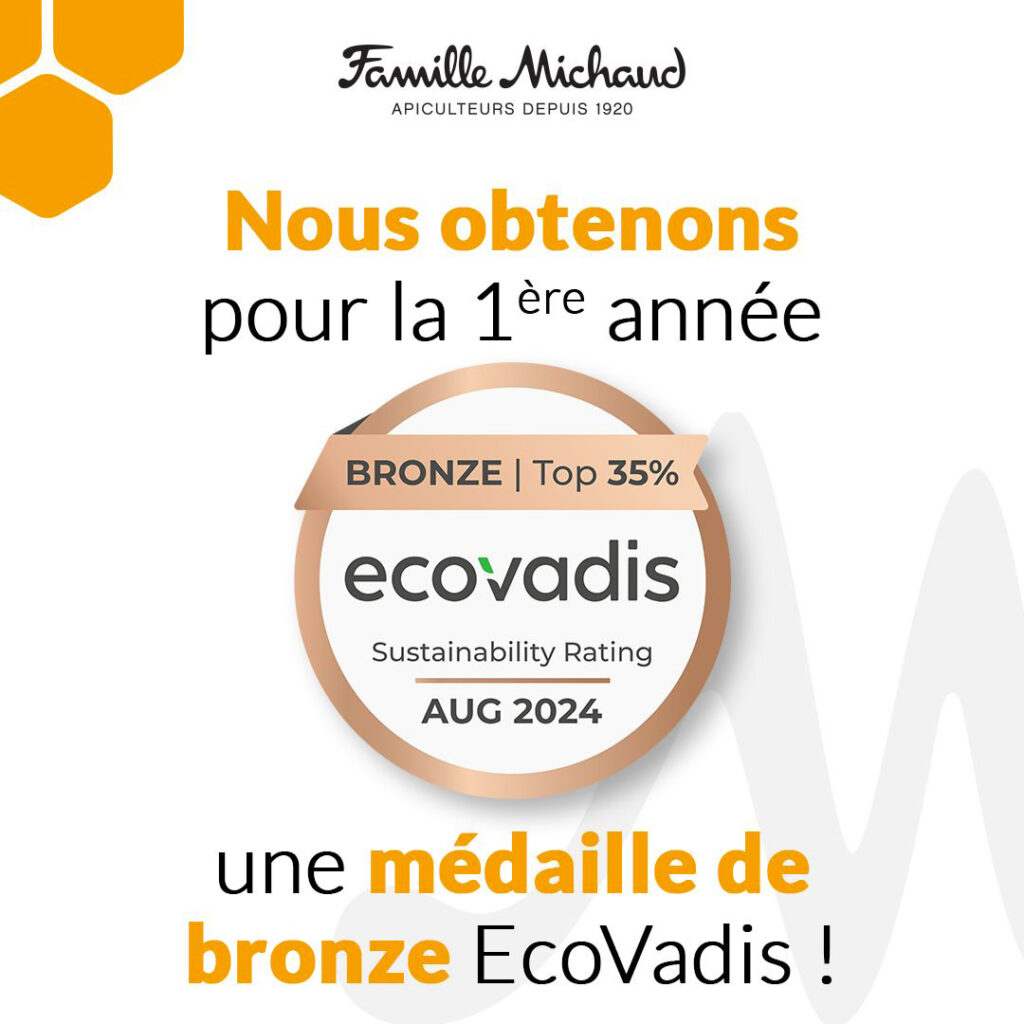 Médaille de Bronze Ecovadis