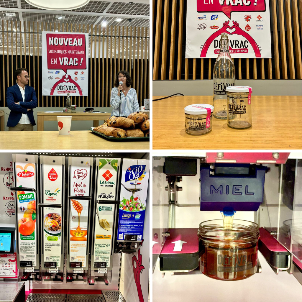 Coalition DéfiVrac : Inauguration de notre machine vrac